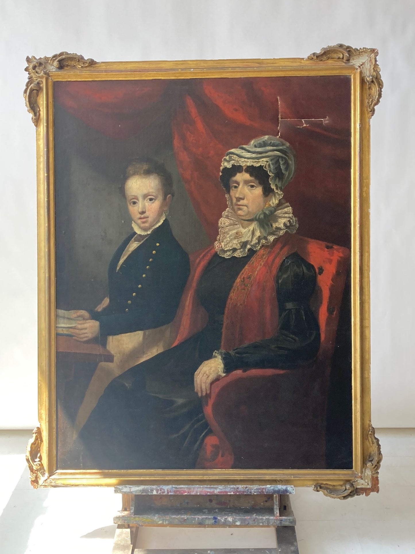SOLD - Double Portrait - 18th Century - Room Four