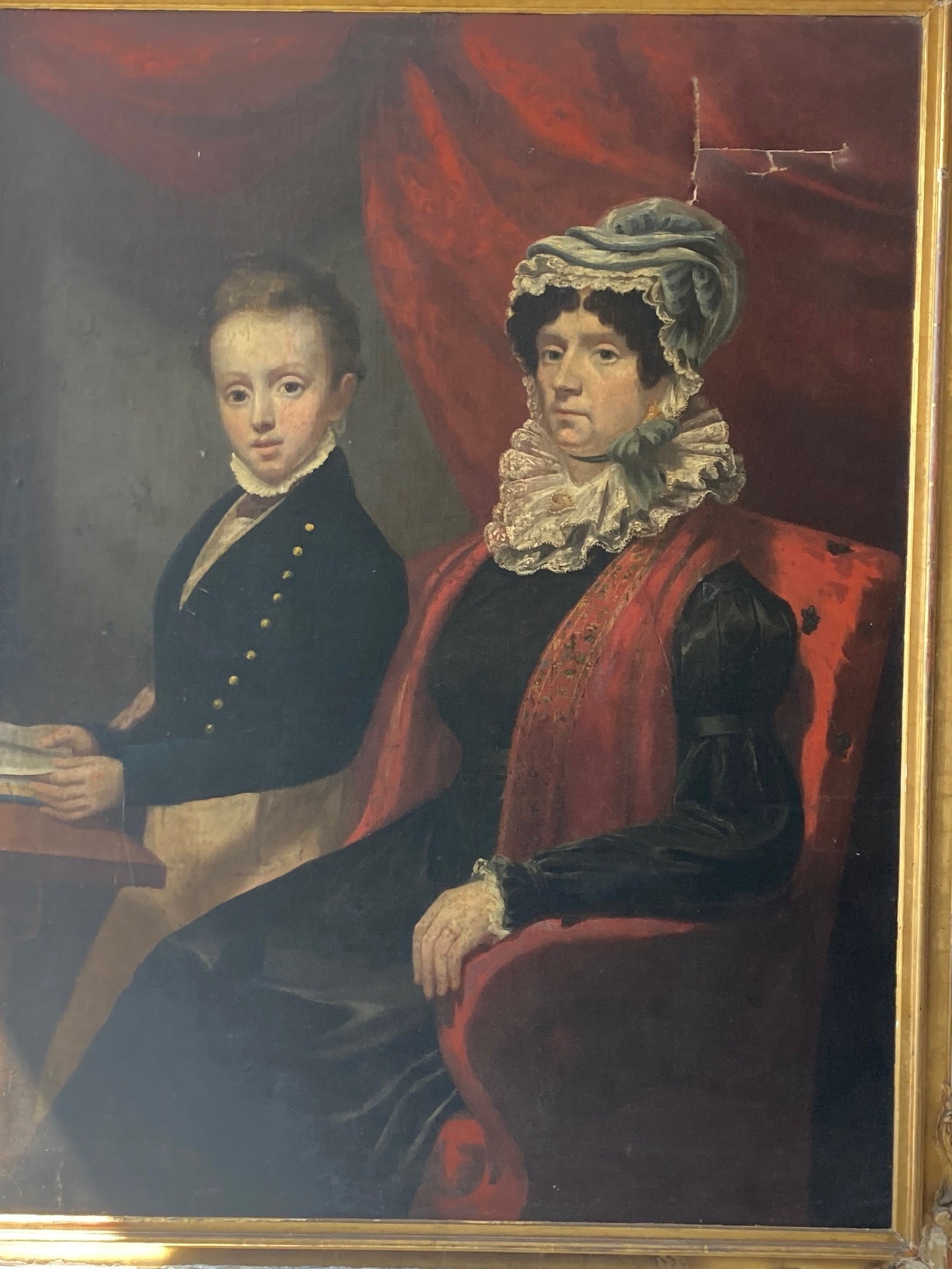 SOLD - Double Portrait - 18th Century - Room Four