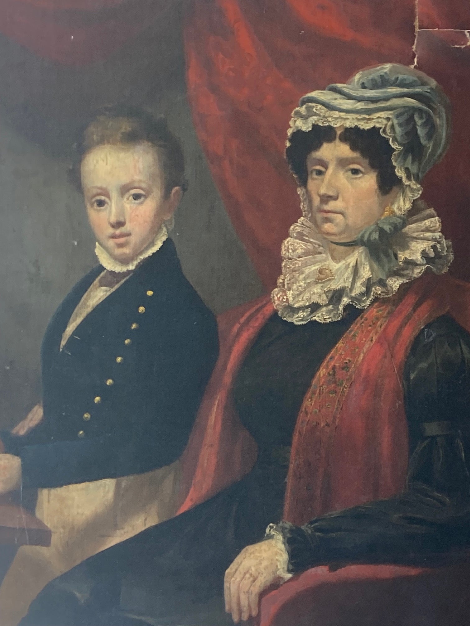 SOLD - Double Portrait - 18th Century - Room Four