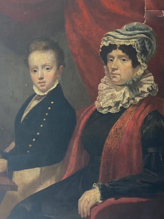 SOLD - Double Portrait - 18th Century - Room Four