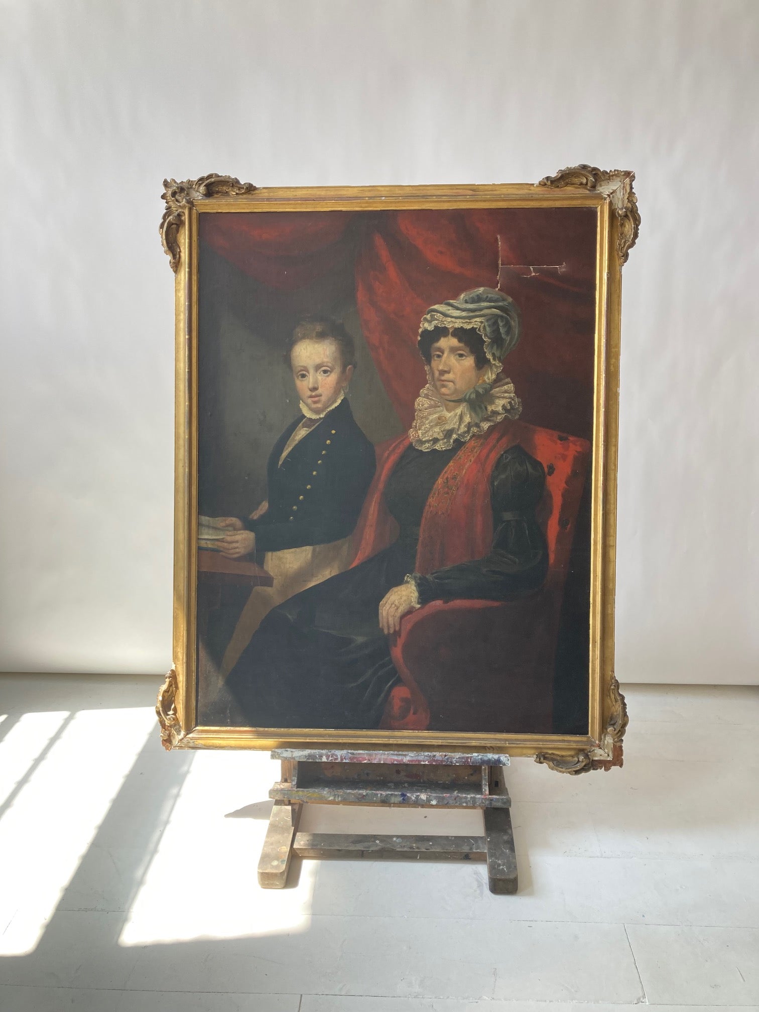 SOLD - Double Portrait - 18th Century - Room Four