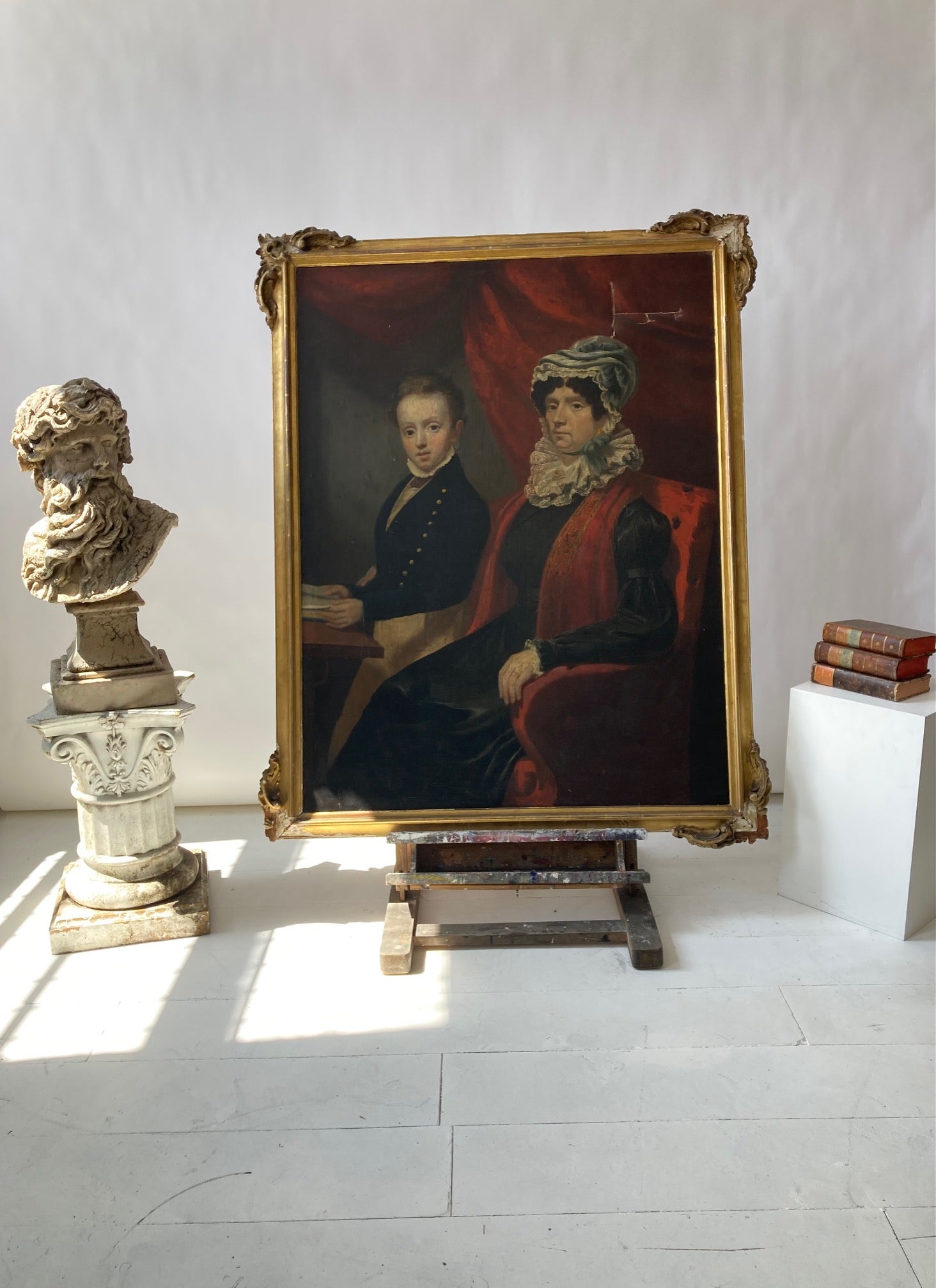 SOLD - Double Portrait - 18th Century - Room Four