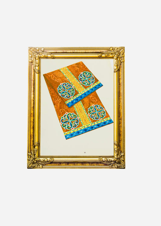 Sold - Mongolian Costumes Folio Wall Art - Room Four