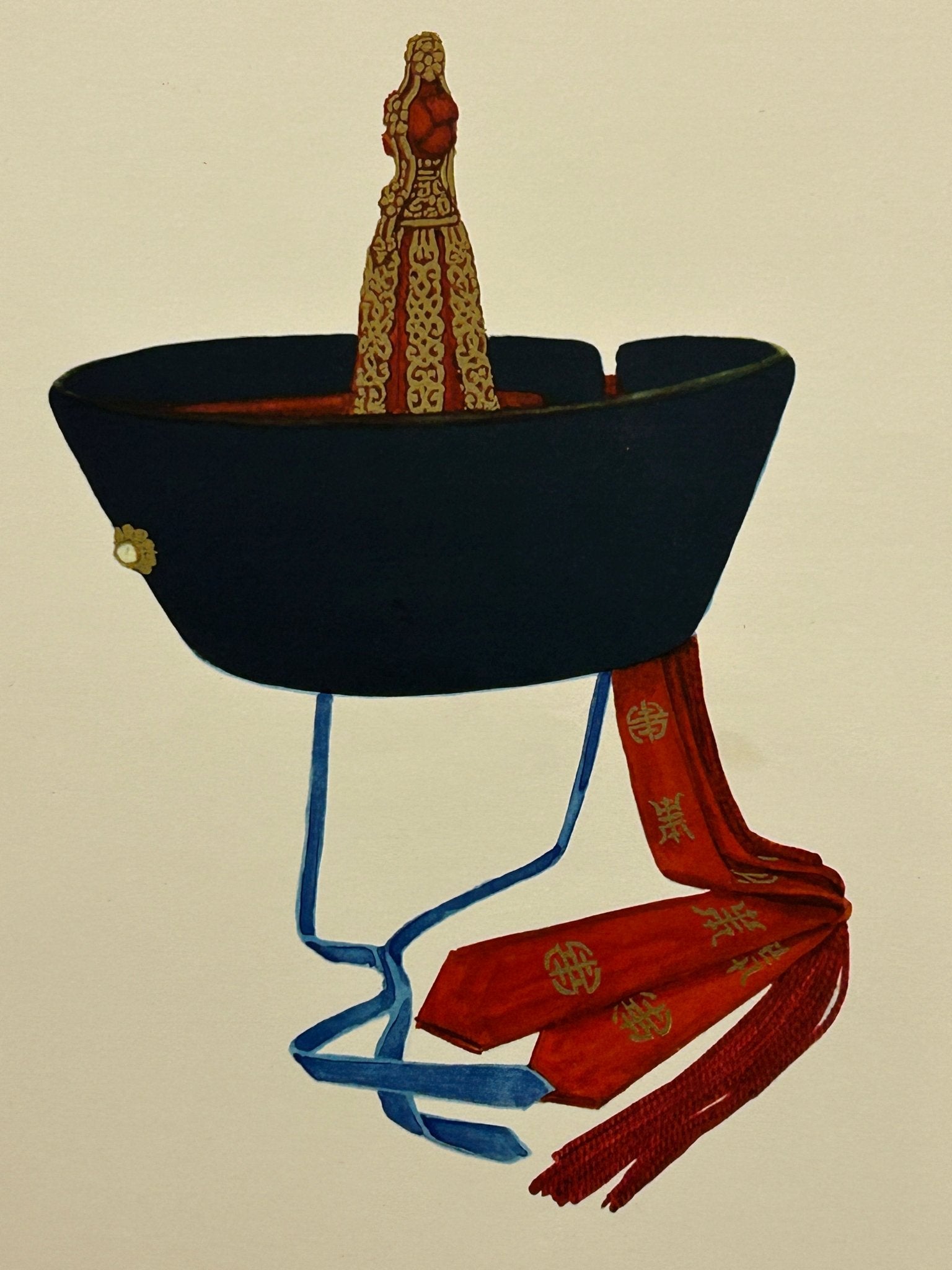 Sold - Mongolian Costumes Folio Wall Art - National Costumes of the M.P.R. by U Yadamsuren 1967 - Room Four