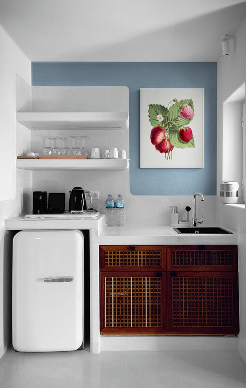 Strawberry Plant Vintage Wall Art Print 2 - Room Four