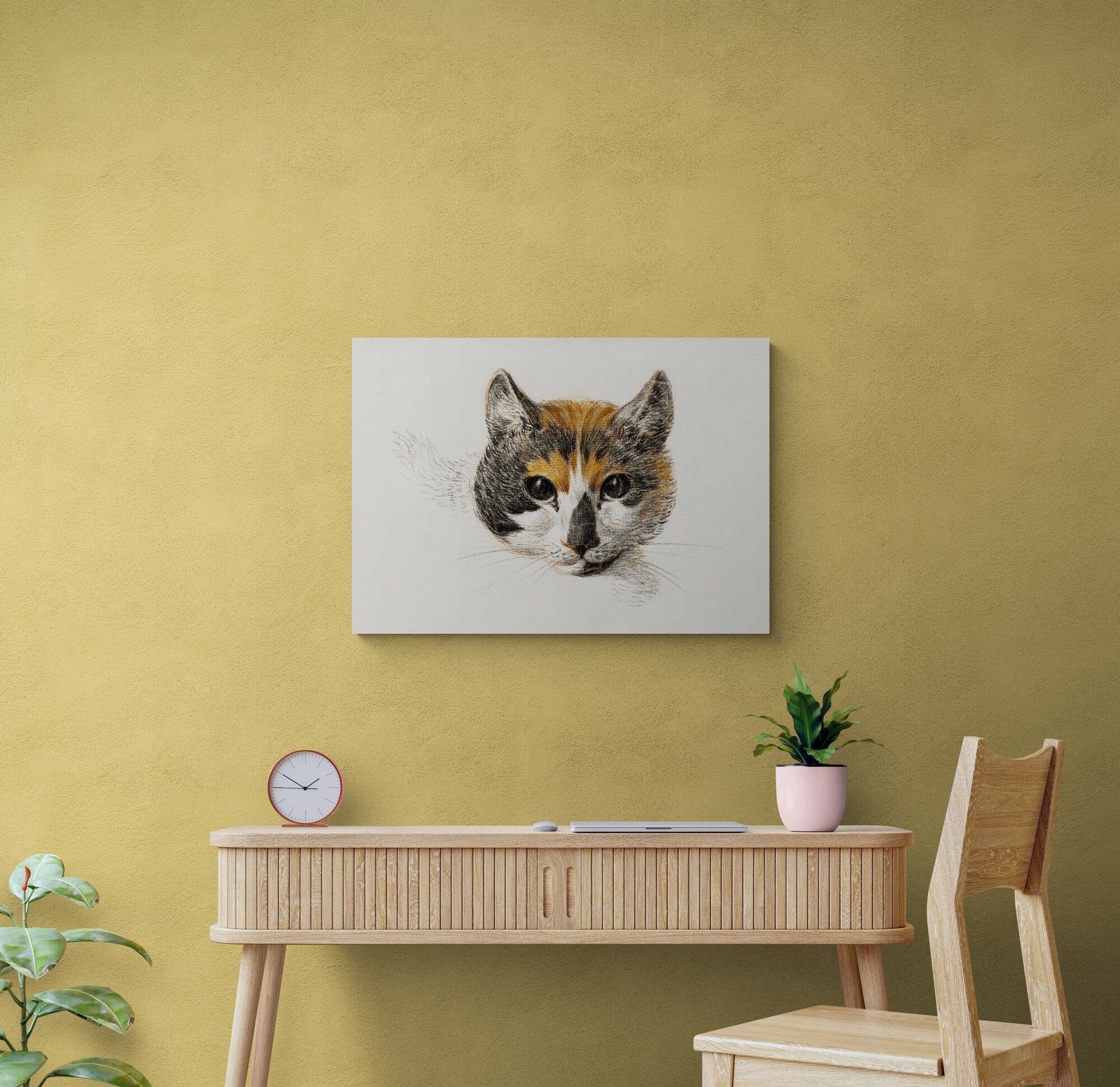 Tabby Cat Wall Art Print - Room Four
