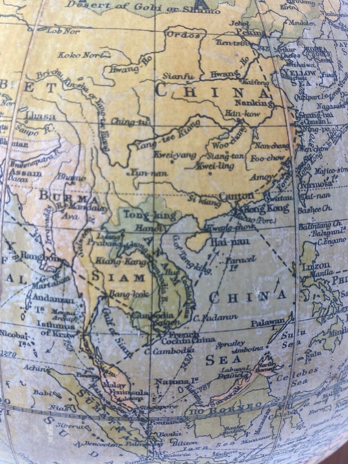 Terrestrial Globe - BRITISH EMPIRE - Room Four