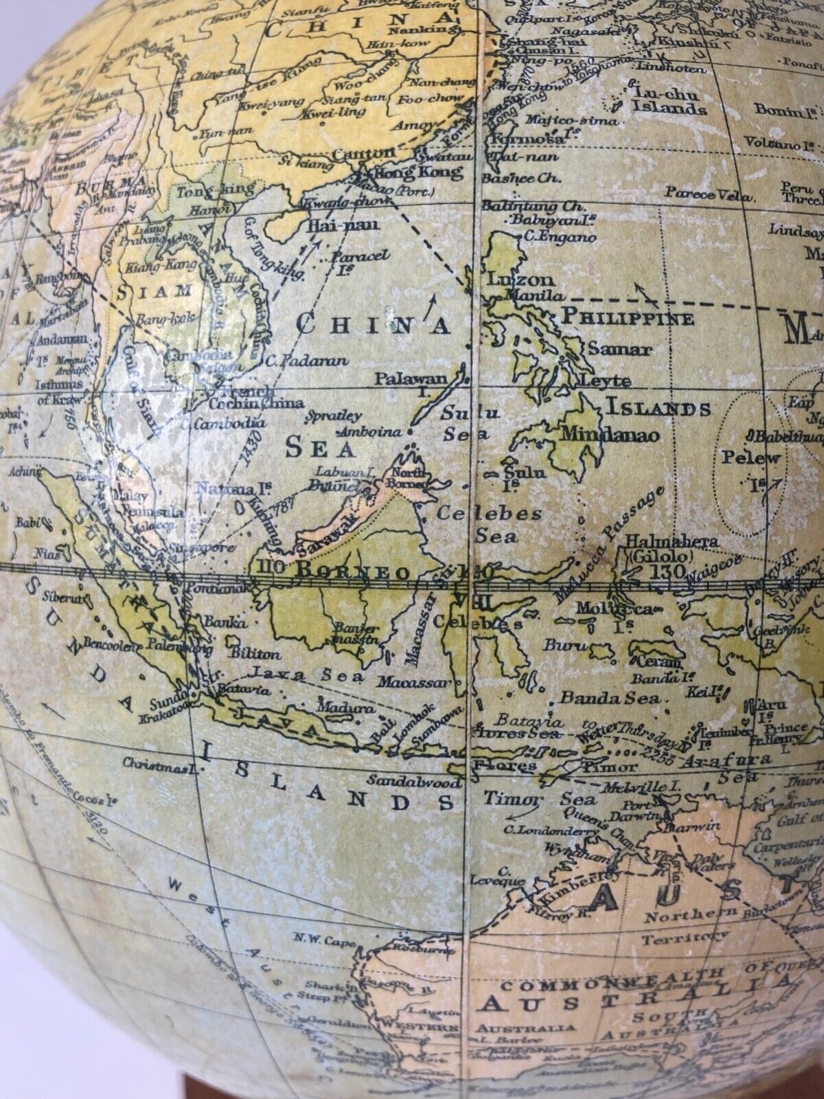 Terrestrial Globe - BRITISH EMPIRE - Room Four