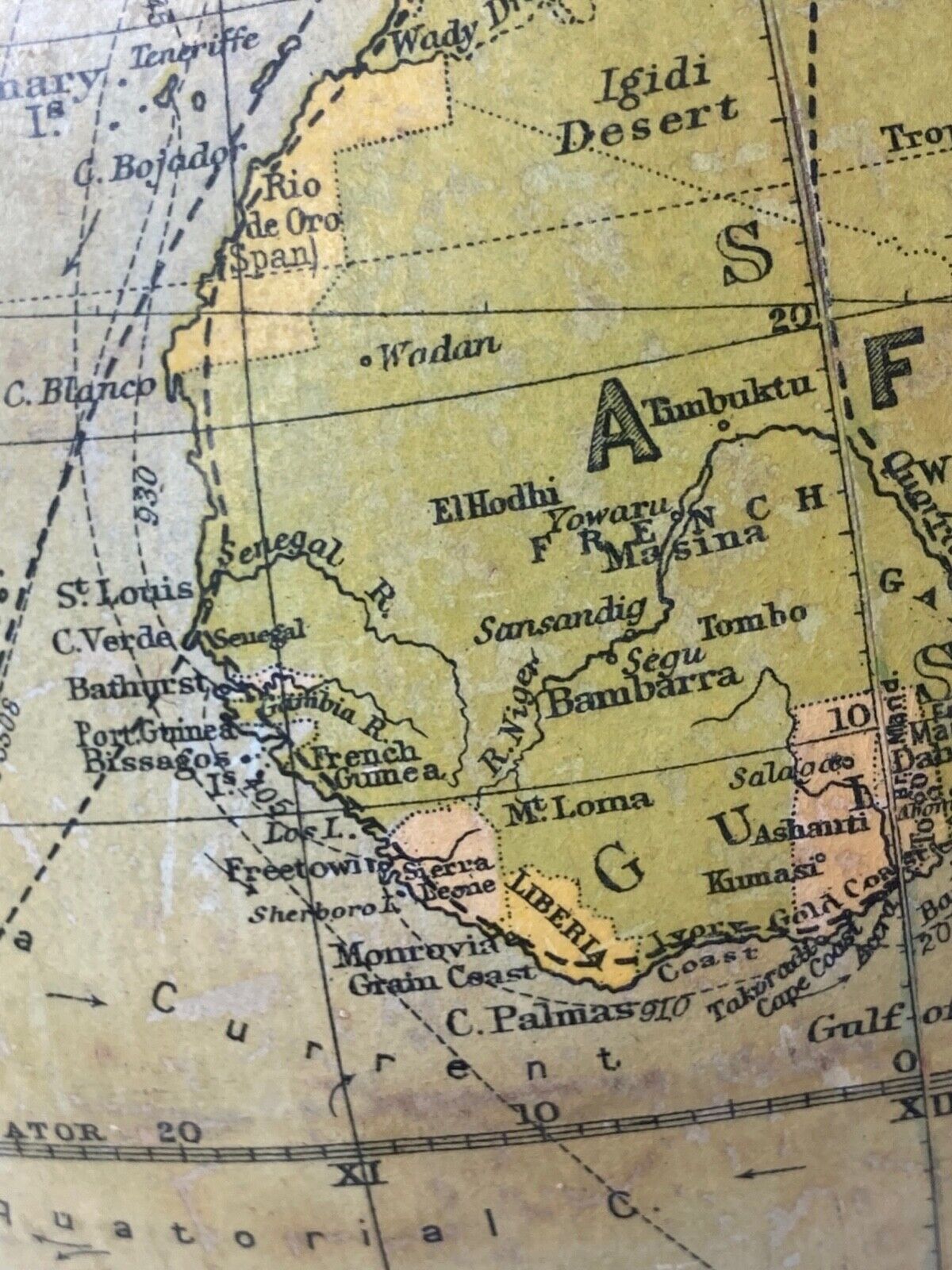 Terrestrial Globe - BRITISH EMPIRE - Room Four