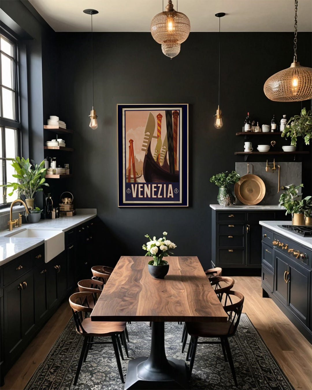VENEZIA ! Vintage Italian Travel Poster - Room Four