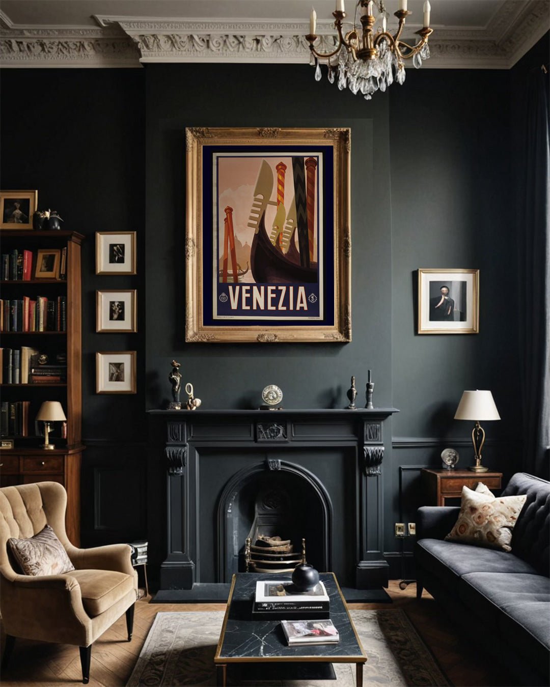 VENEZIA ! Vintage Italian Travel Poster - Room Four
