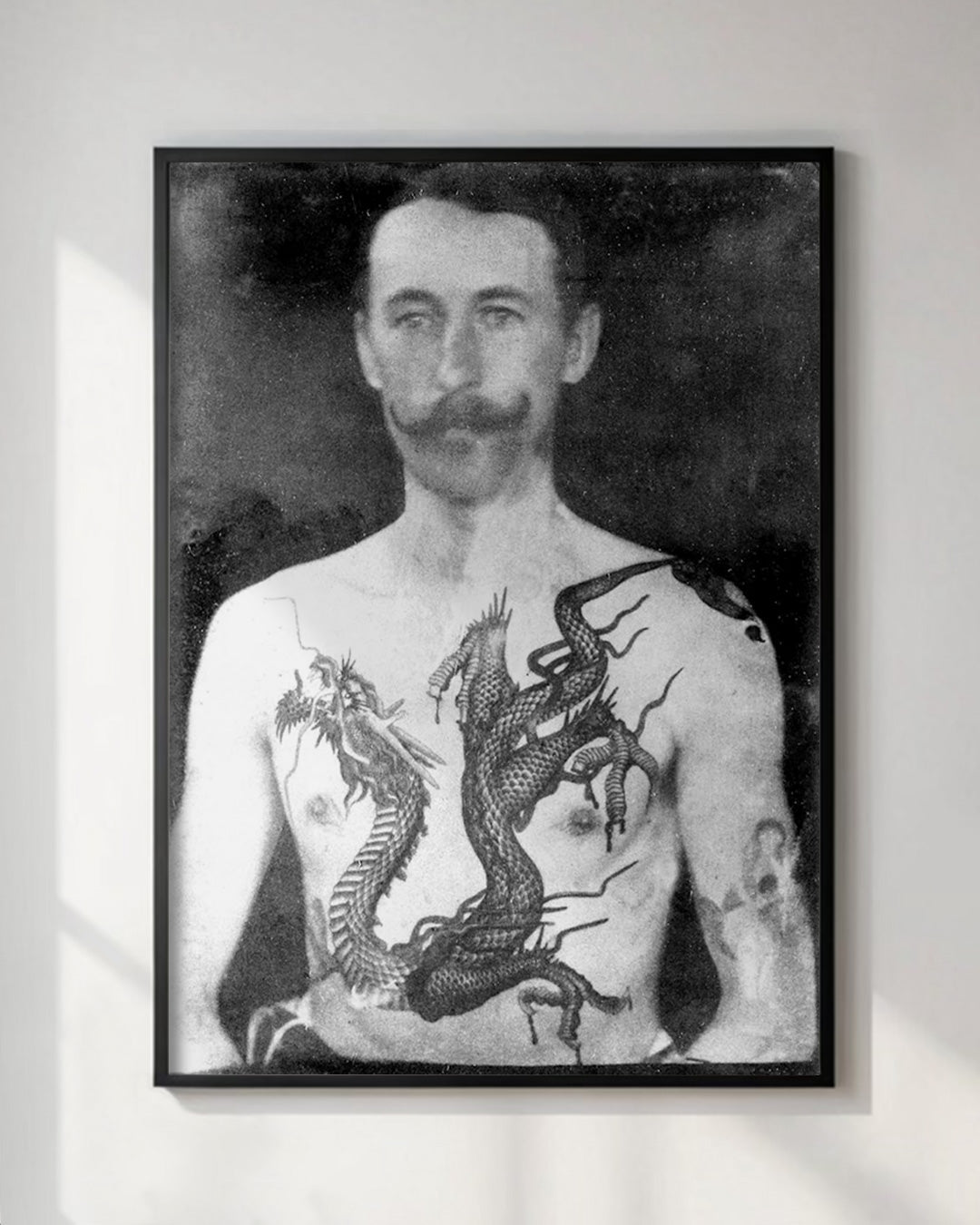 Victorian Tattoo Wall Art Print - Dragon - Room Four