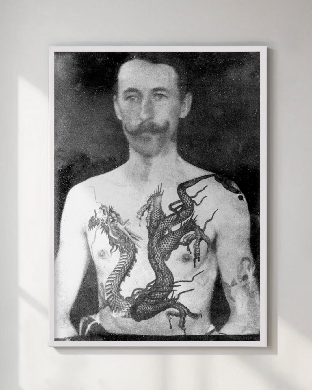 Victorian Tattoo Wall Art Print - Dragon - Room Four