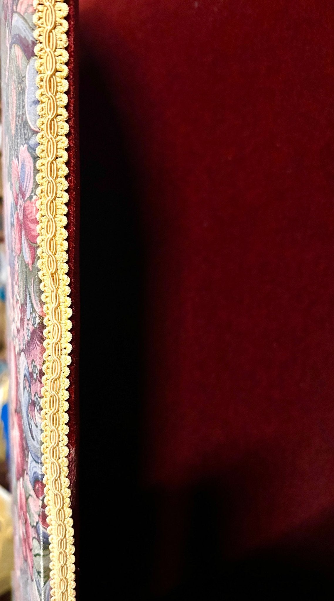 Vintage Folding Vanity Screen/Room Divider - Floral Chintz - Room Four