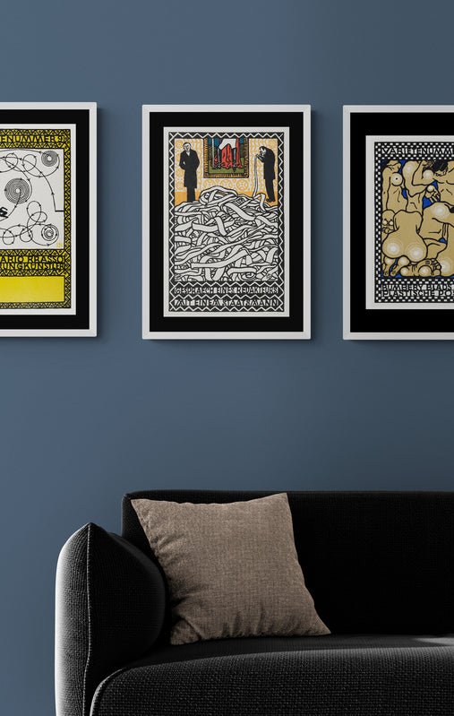 Vintage Wall Art Print - Conversation with a Statesman - Room Four