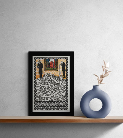 Vintage Wall Art Print - Conversation with a Statesman - Room Four