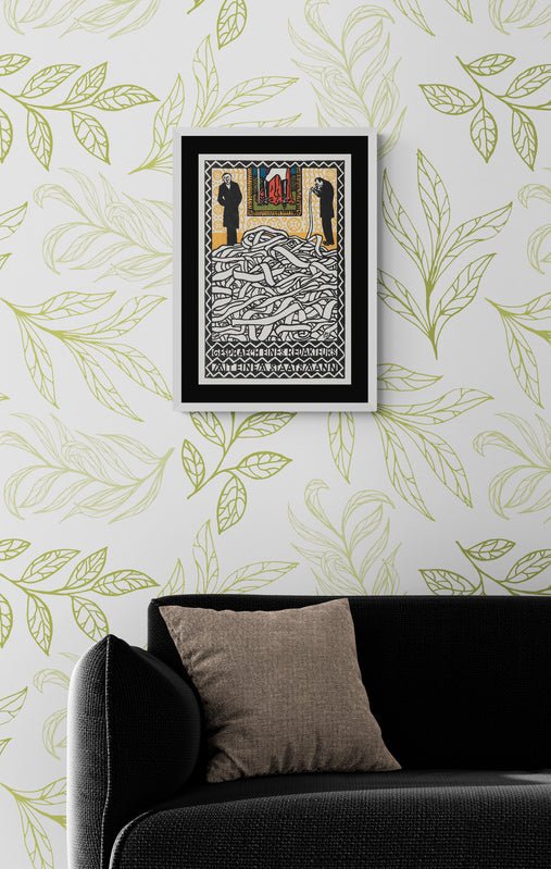 Vintage Wall Art Print - Conversation with a Statesman - Room Four