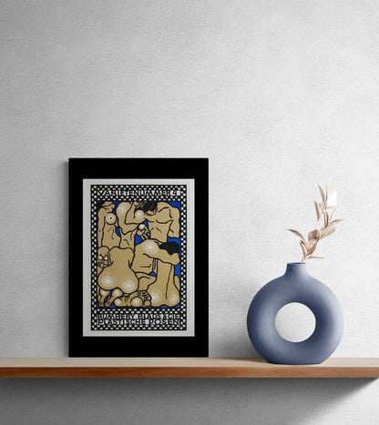 Vintage Wall Art Print - Vaudeville Act 4 - Room Four
