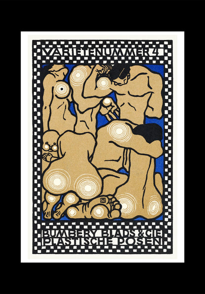 Vintage Wall Art Print - Vaudeville Act 4 - Room Four