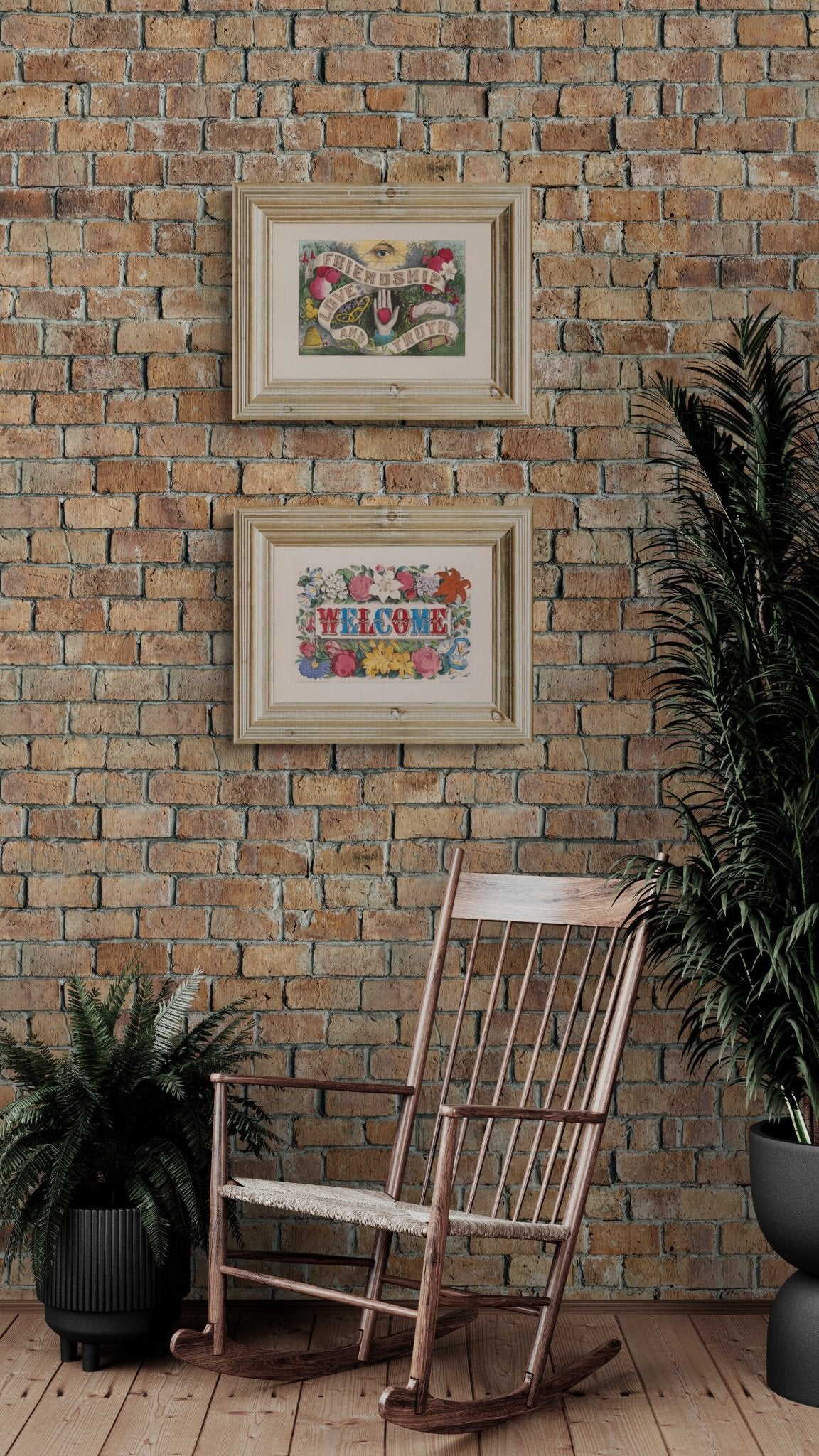 "Welcome" Floral Print - Room Four
