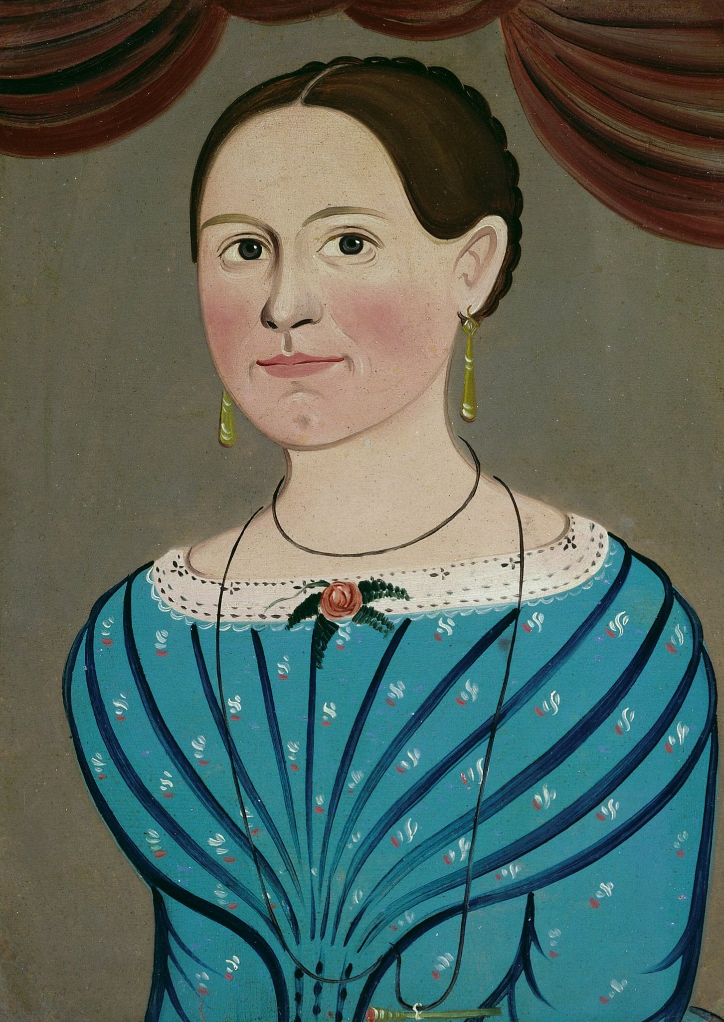 Woman in Blue dress - Room Four