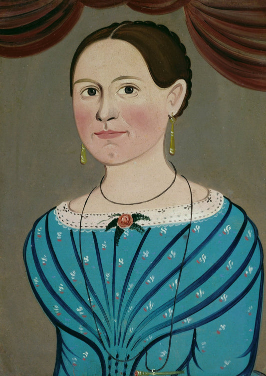 Woman in Blue dress - Room Four