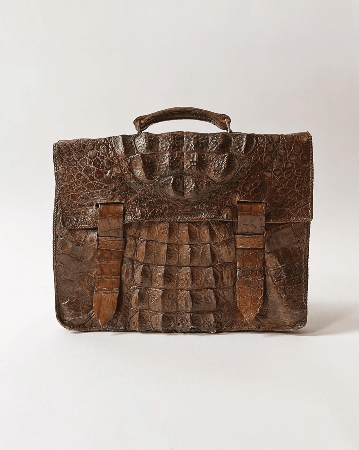 1930's Vintage Crocodile Satchel - Room Four