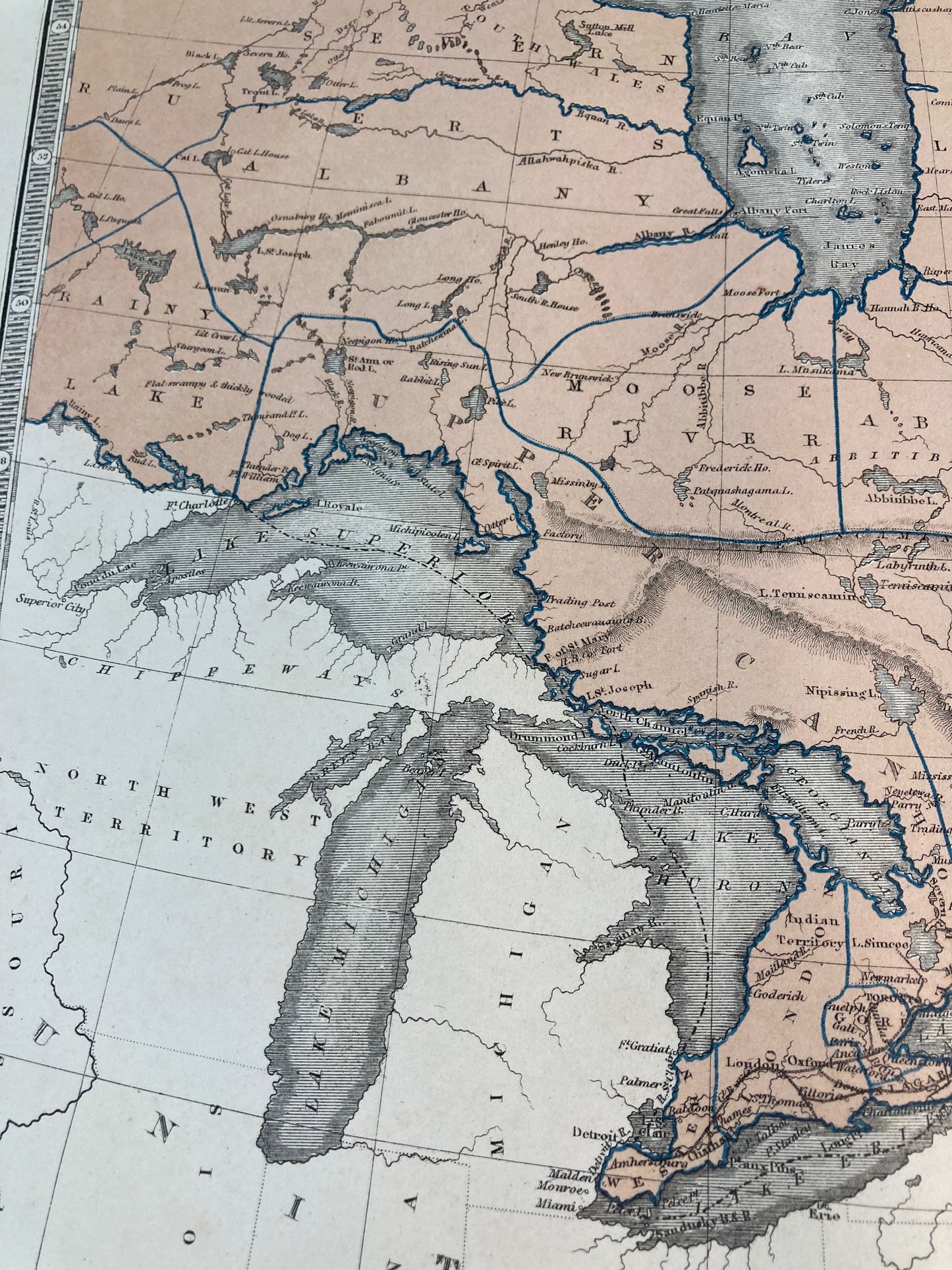 British America - 1863 Map