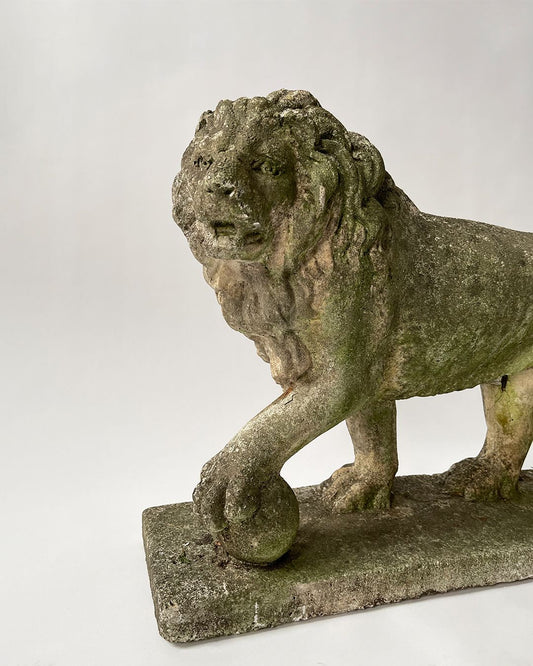 20th Century Medici Lion Stone Statue