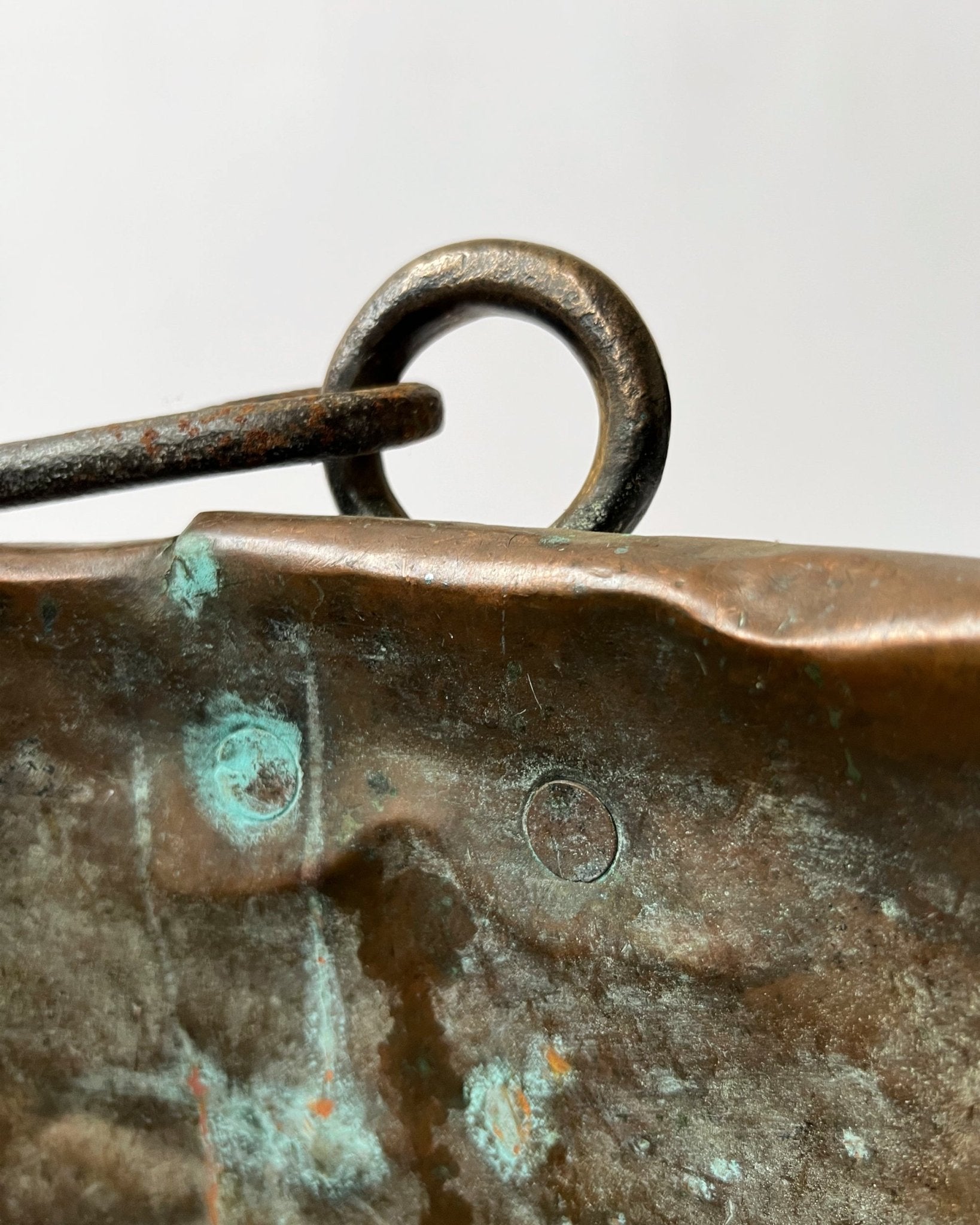 Antique Copper coal / log bin - Room Four