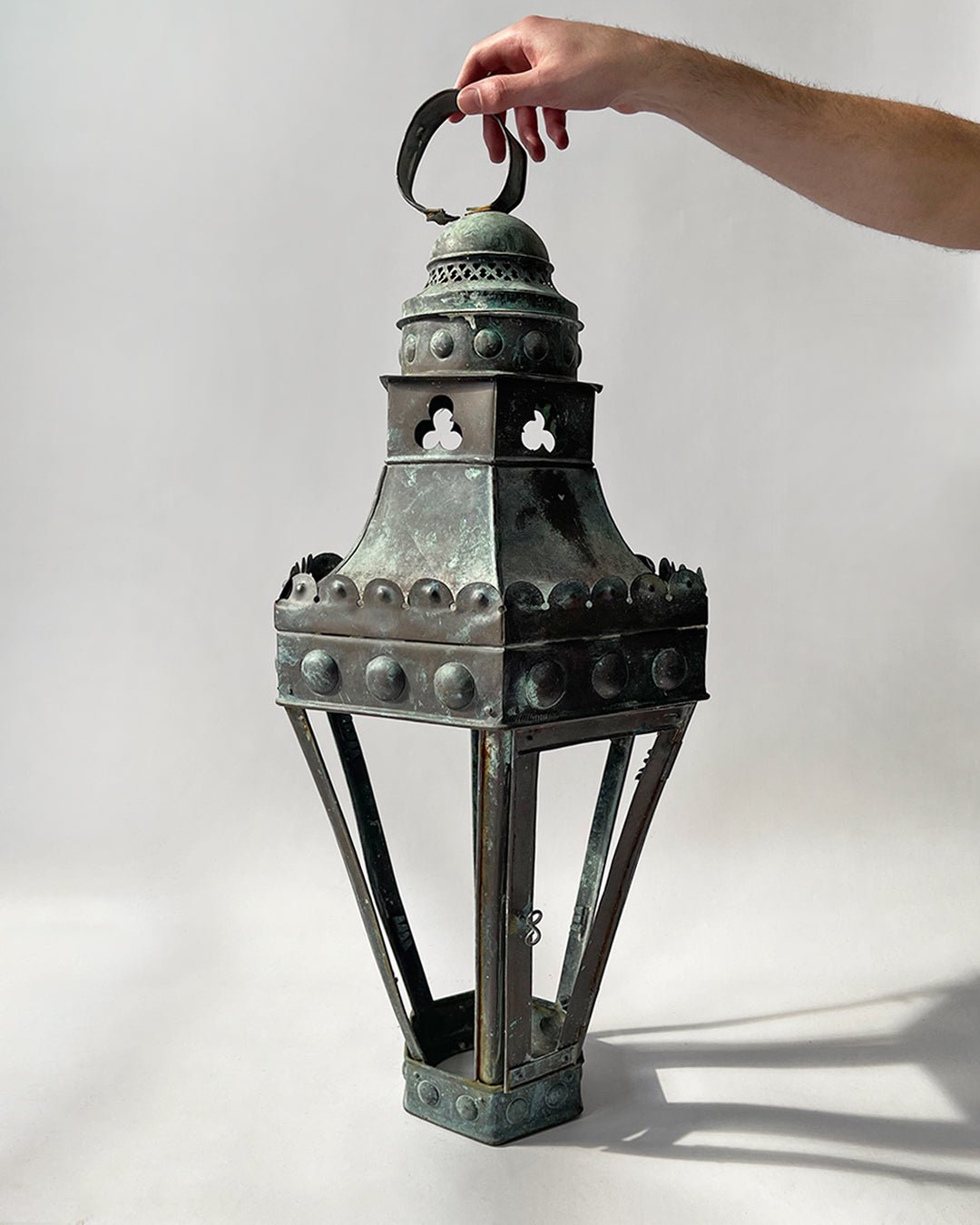 Antique Copper Lantern - Room Four