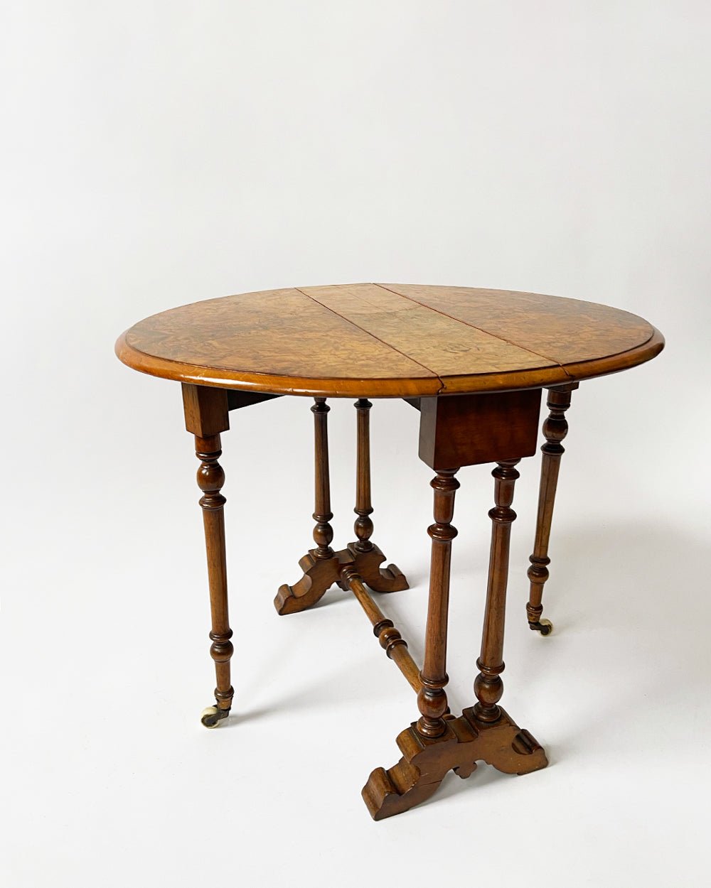 "Baby" Walnut Sutherland Table circa 1880 - Room Four