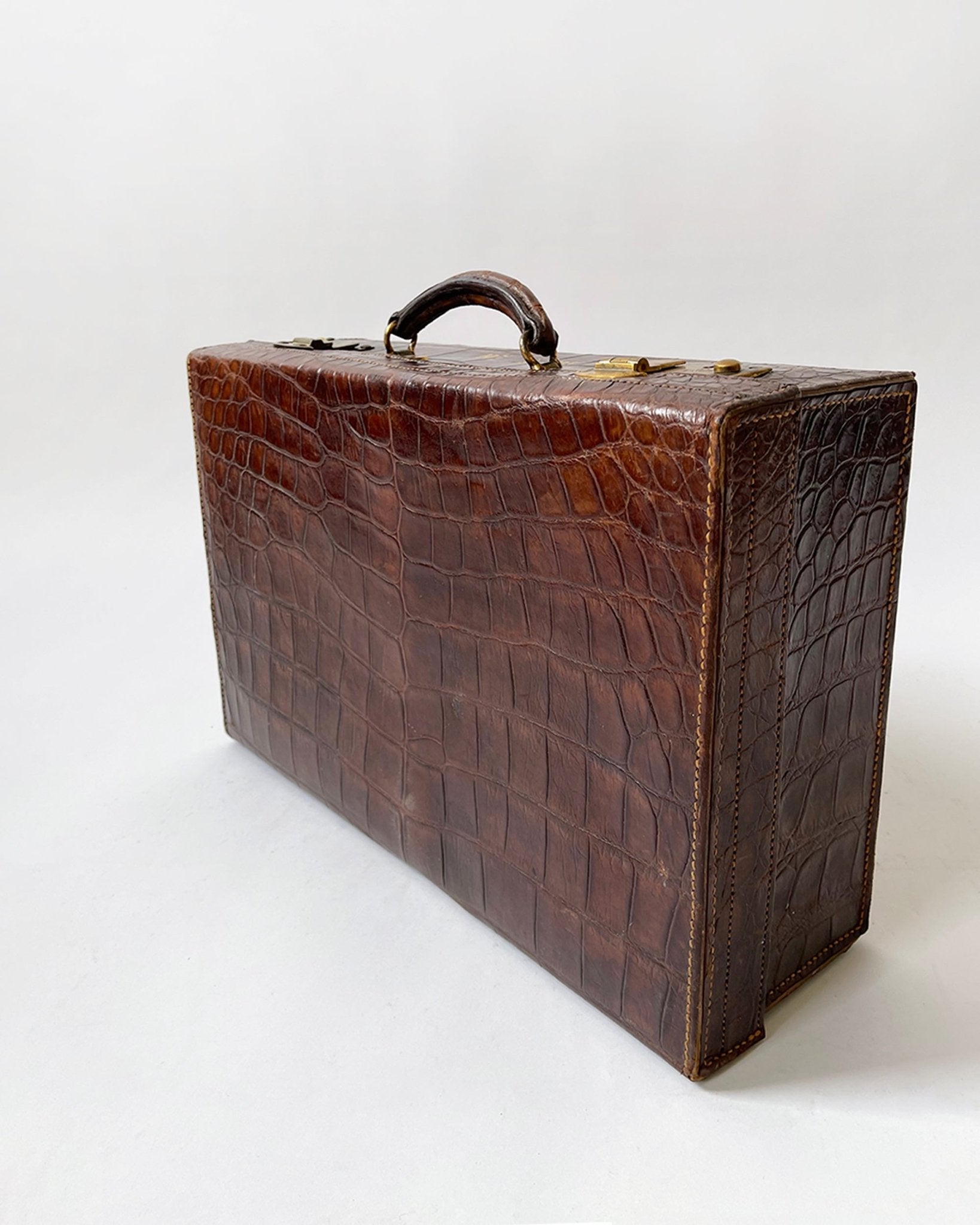 Crocodile Travel Case - Early 20th Century - Room Four
