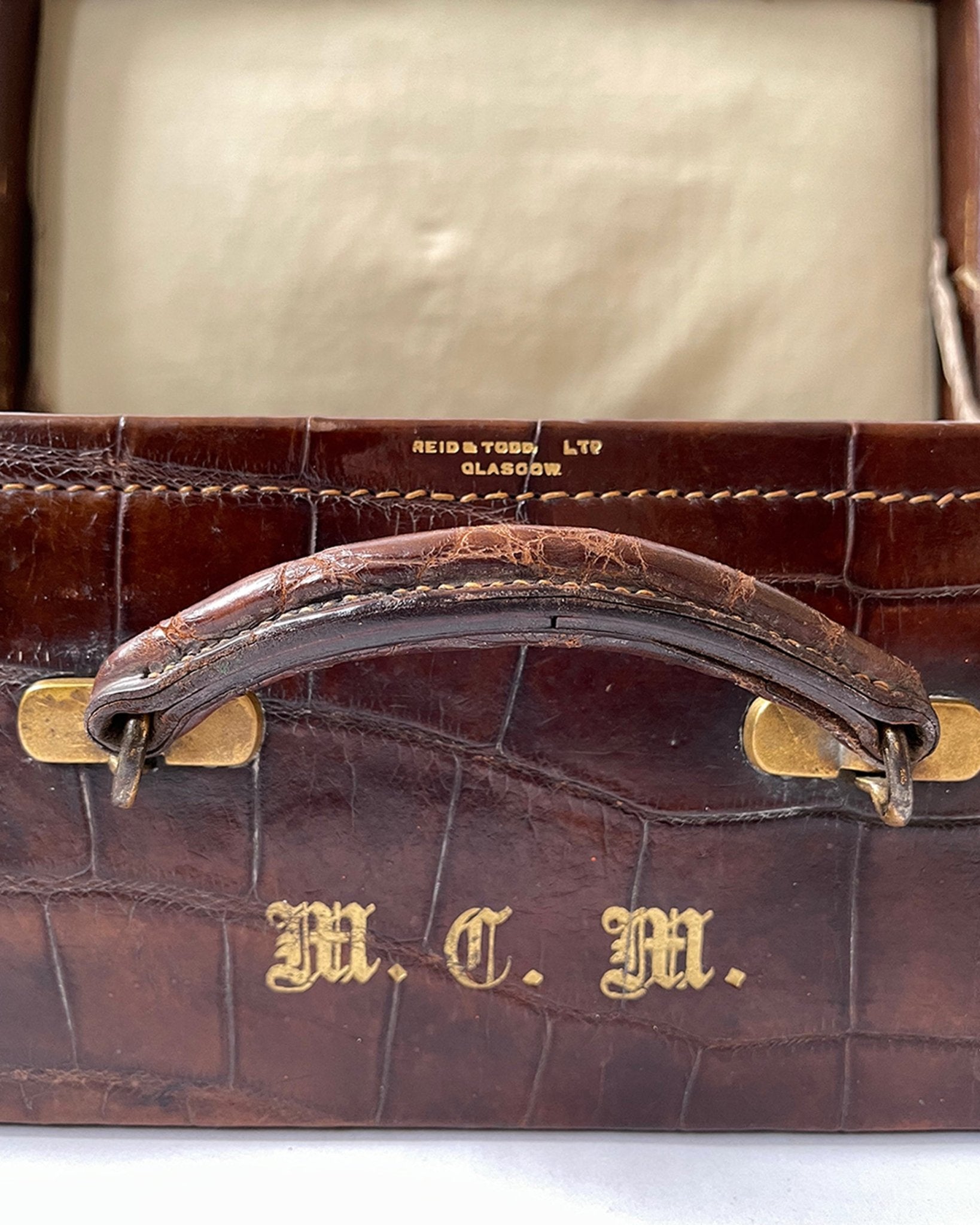 Crocodile Travel Case - Early 20th Century - Room Four