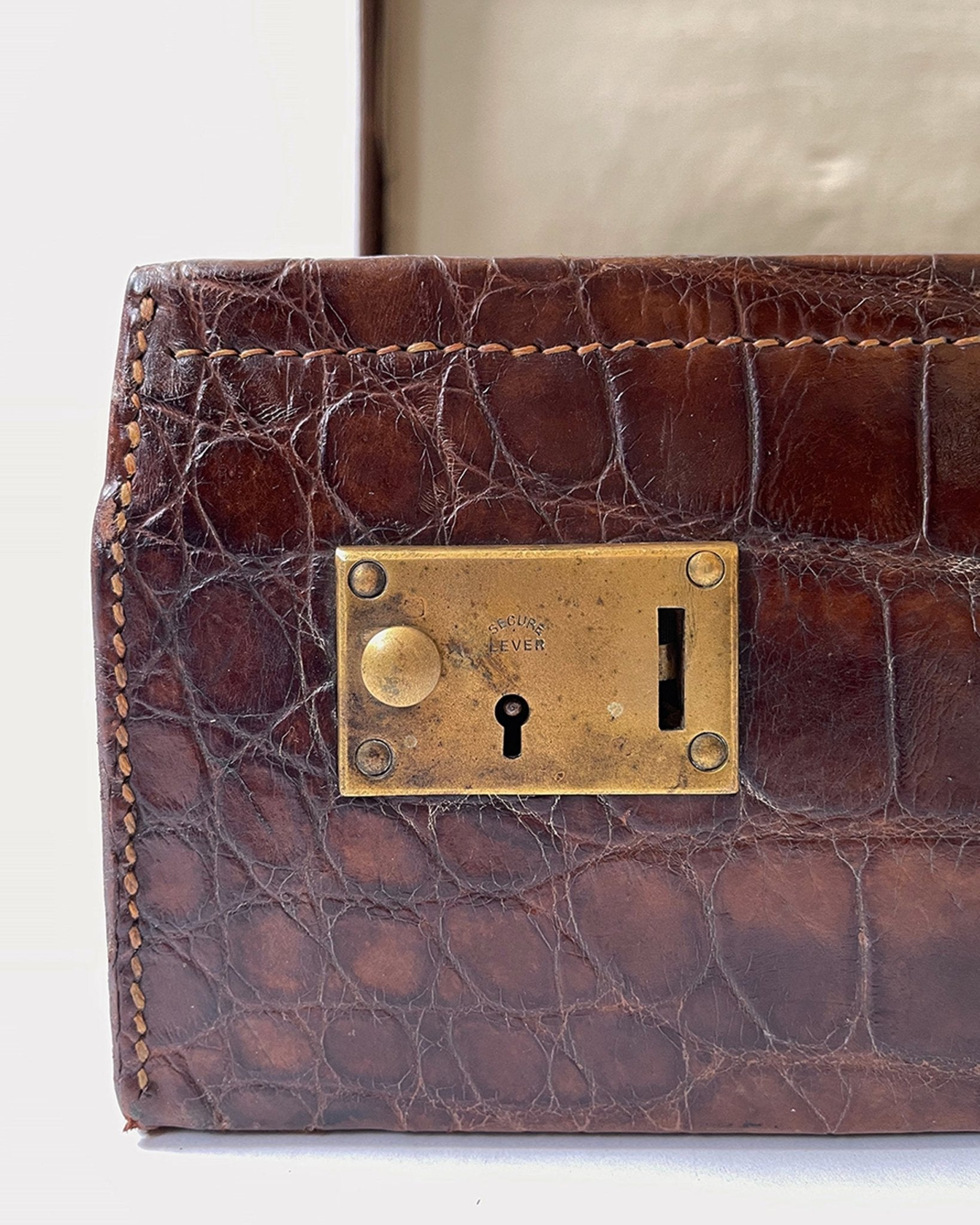 Crocodile Travel Case - Early 20th Century - Room Four