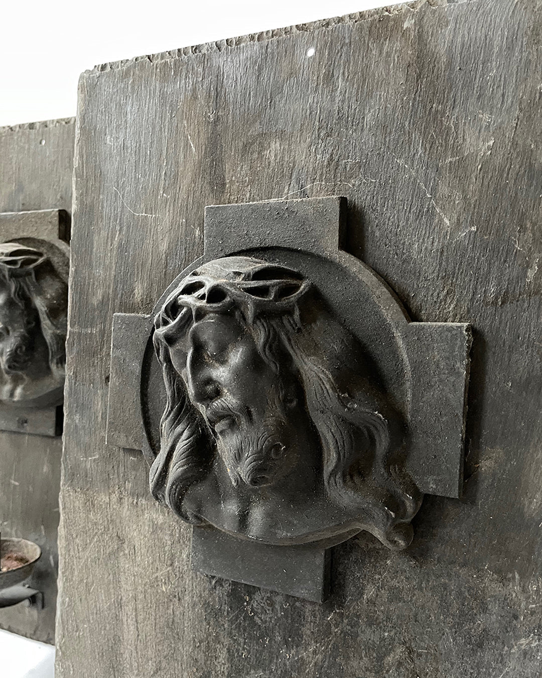 Ecclesiastical Candle Holder Plaques (Pair) - Room Four