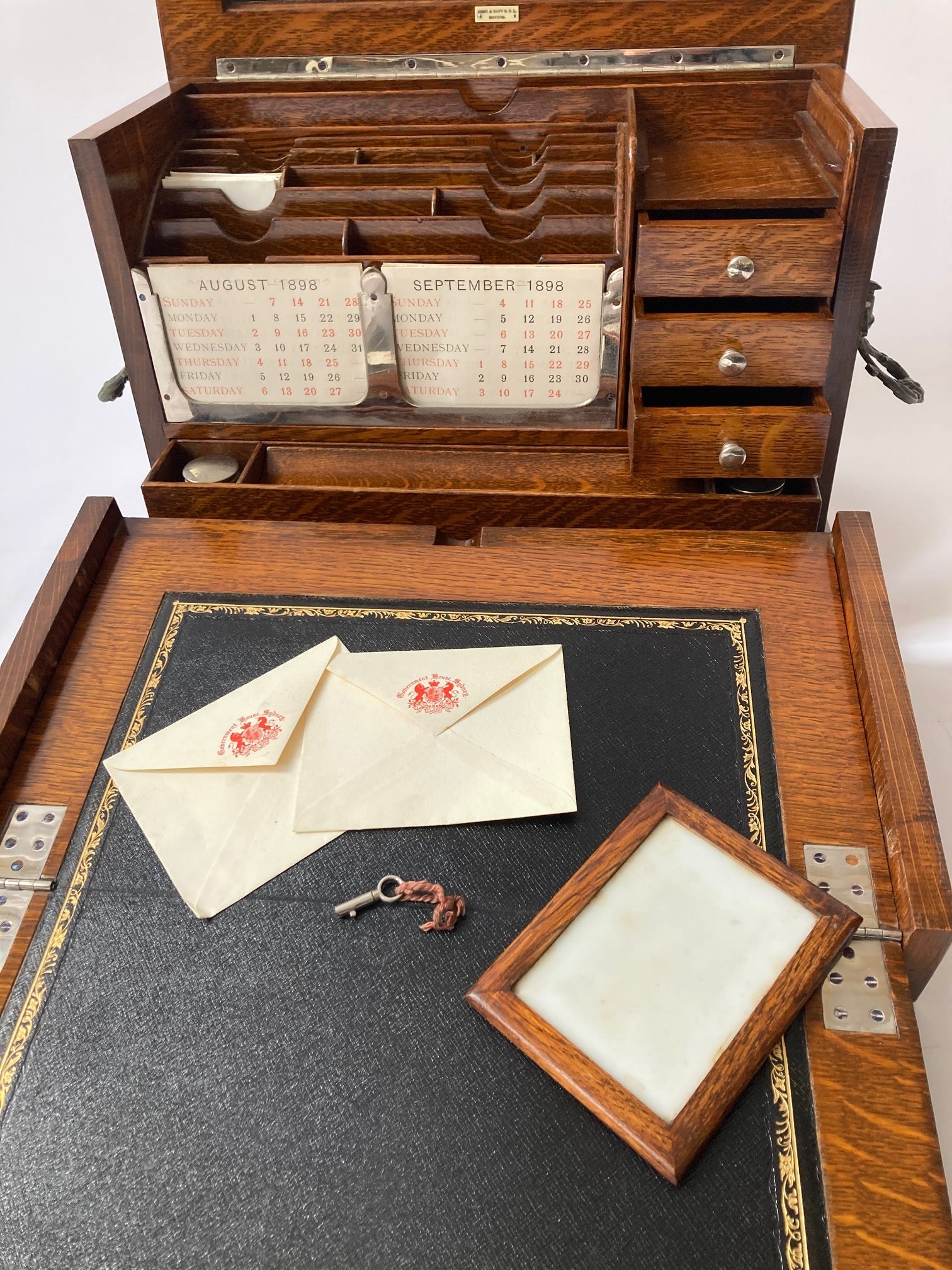 English Victorian Aristocracy Writing Cabinet - Room Four