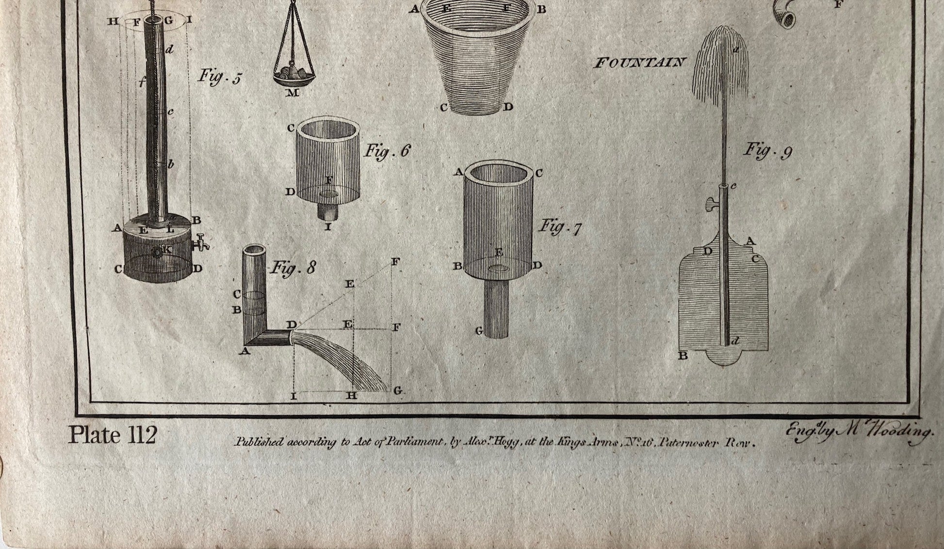 Engraving of Early Diving Bell, circa 1790's - Room Four