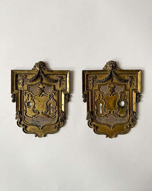 French Rococo Doorplates - (Pair) - Room Four
