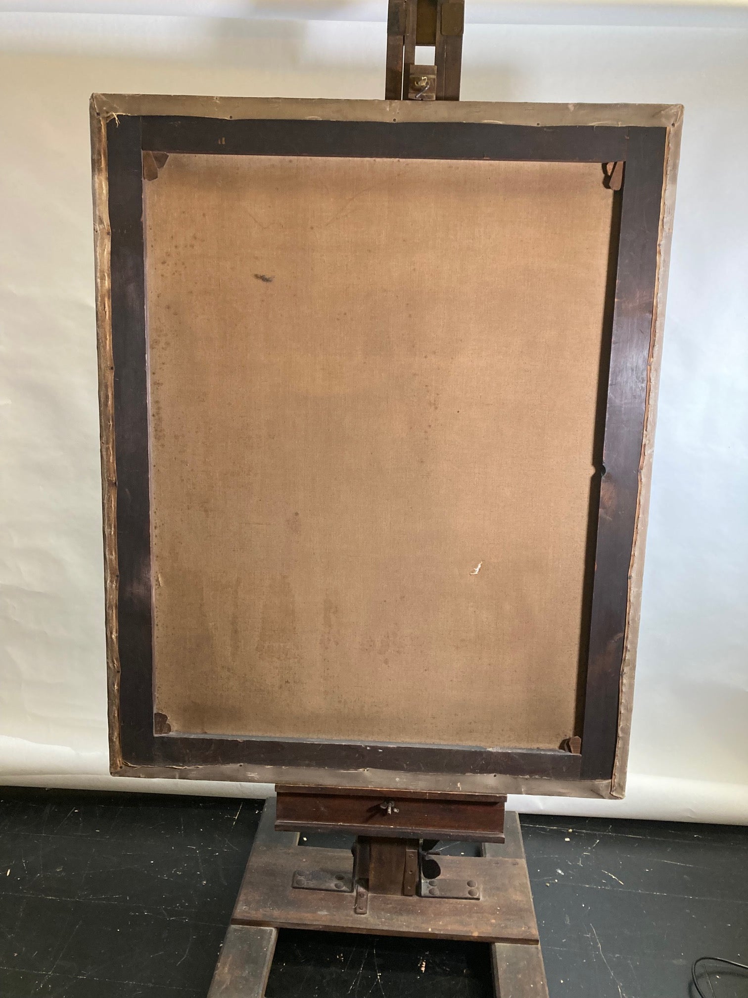 Large Triple Portrait On Canvas - Dow Family - Room Four
