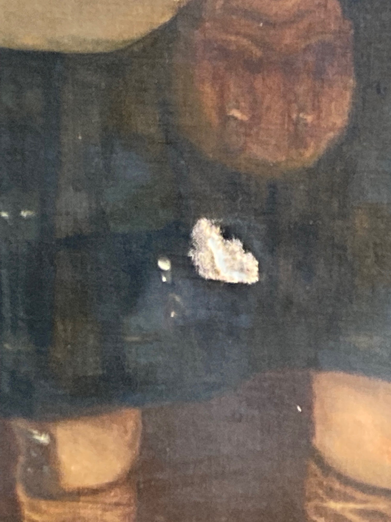 Large Triple Portrait On Canvas - Dow Family - Room Four