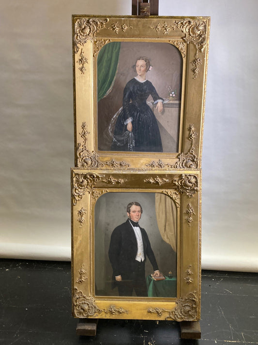 Pair of Portraits 19th Century - Room Four