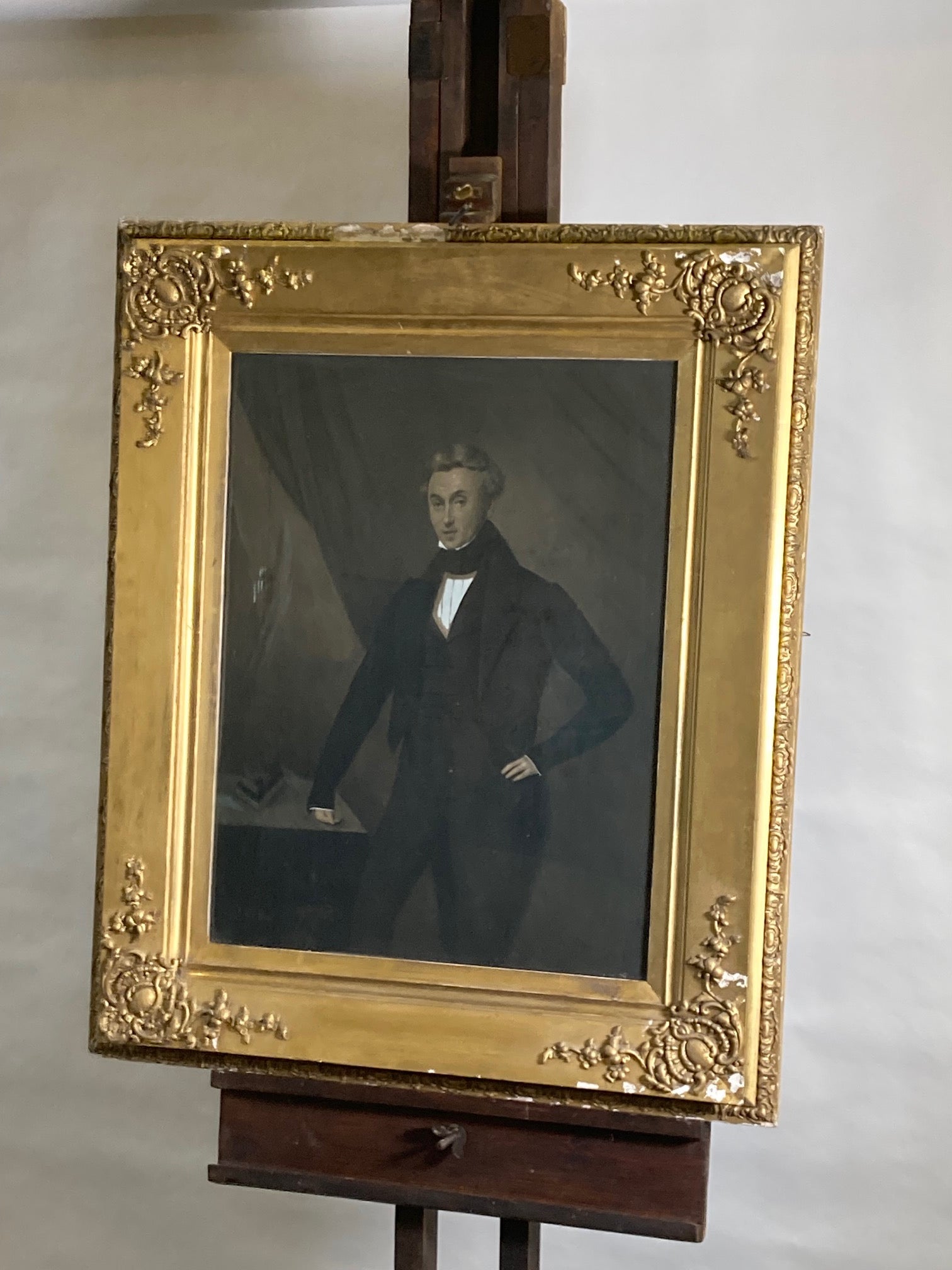 Regency Gentleman - Pastel Portrait - Room Four