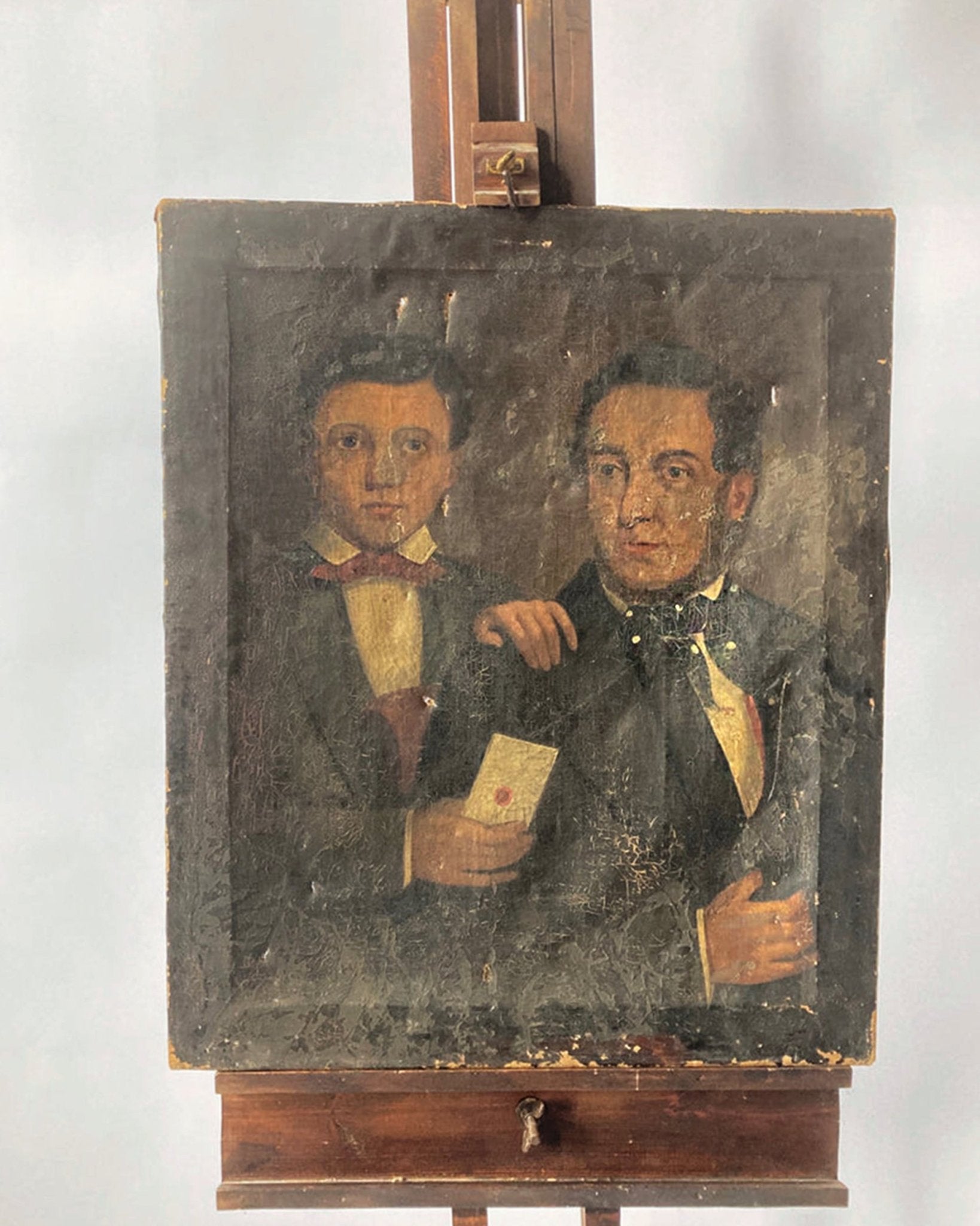 The letter - 1800's double portrait - Room Four